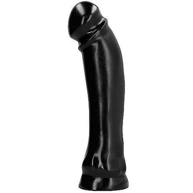Dildo All Black Dritto Lungo 33 cm per Uso Vaginale e Anale